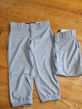 2 Pair Of Under Armour Light Gray Men's Baseball Pants